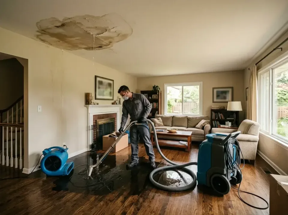 attic-pipe-burst-ceiling-drip-008 — frequently asked questions, Water Damage Restoration & Carpet Care in Cleveland, TN